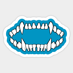 Fox Teeth Sticker